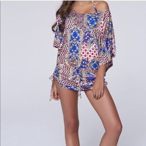 Luli Fama La Dolce Vita South Beach Coverup Dress size Large